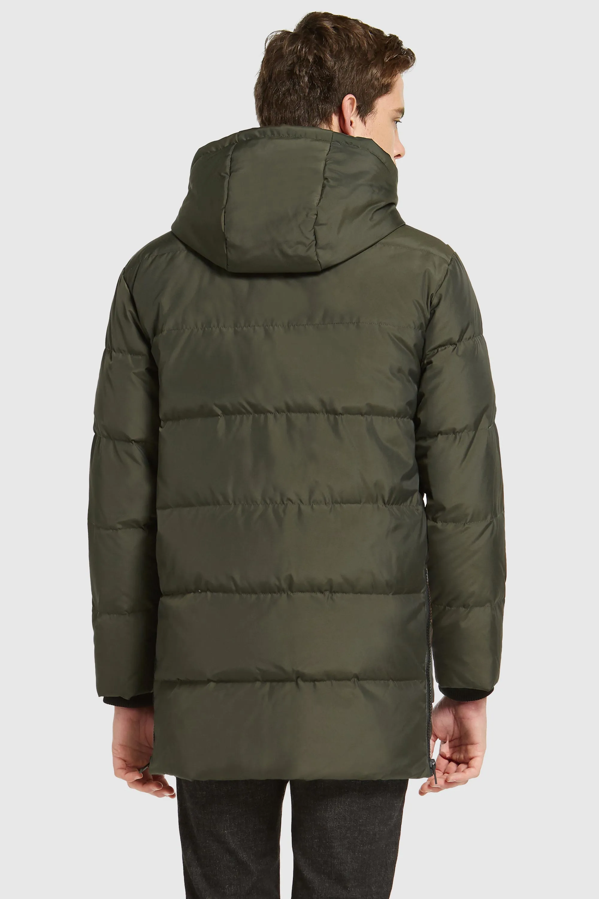 092 Classics Hooded Thickened Down Jacket