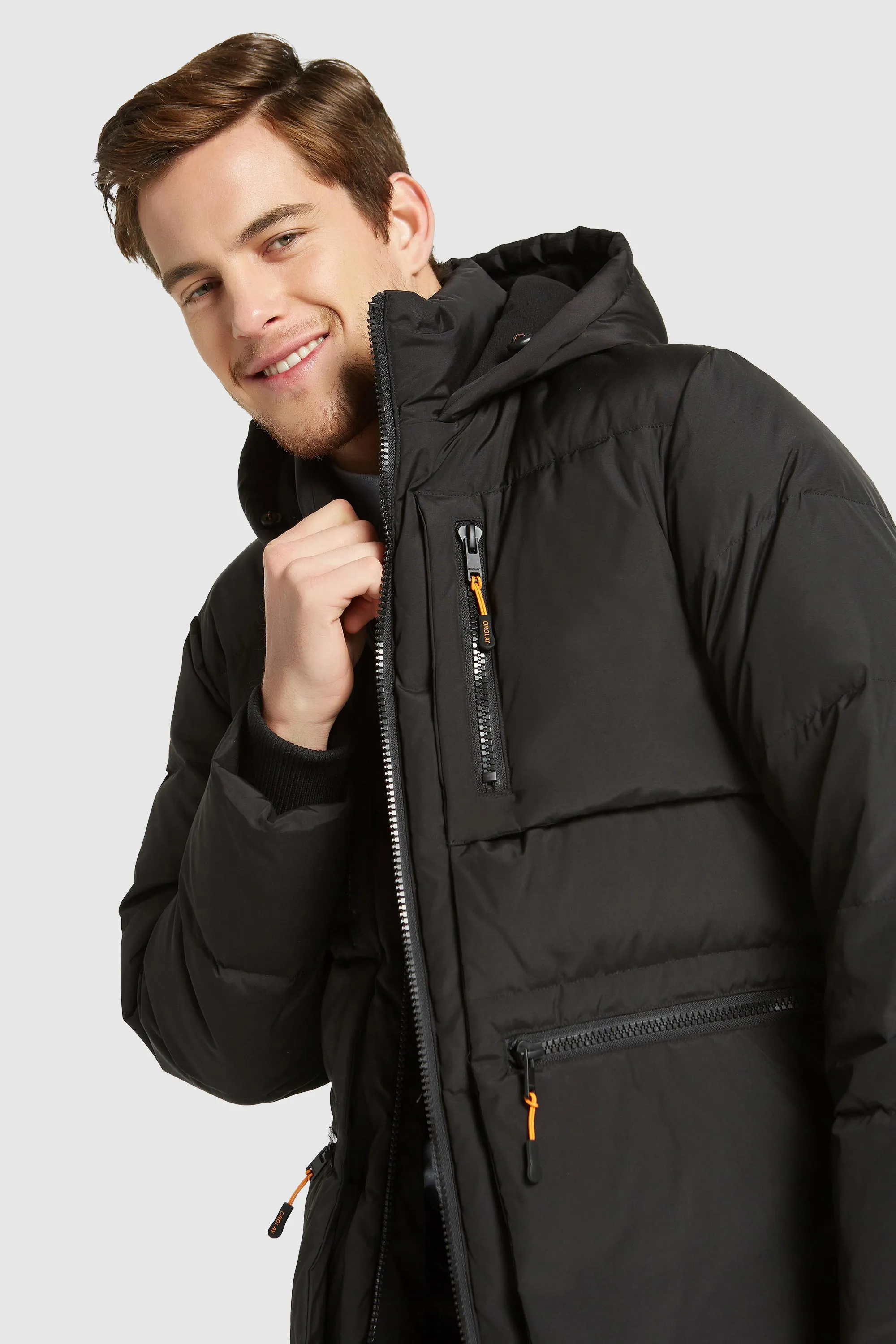 092 Classics Hooded Thickened Down Jacket