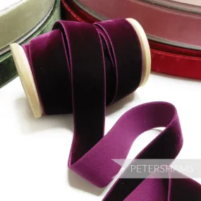 23mm Elastic Stretch Velvet Ribbon - 1m