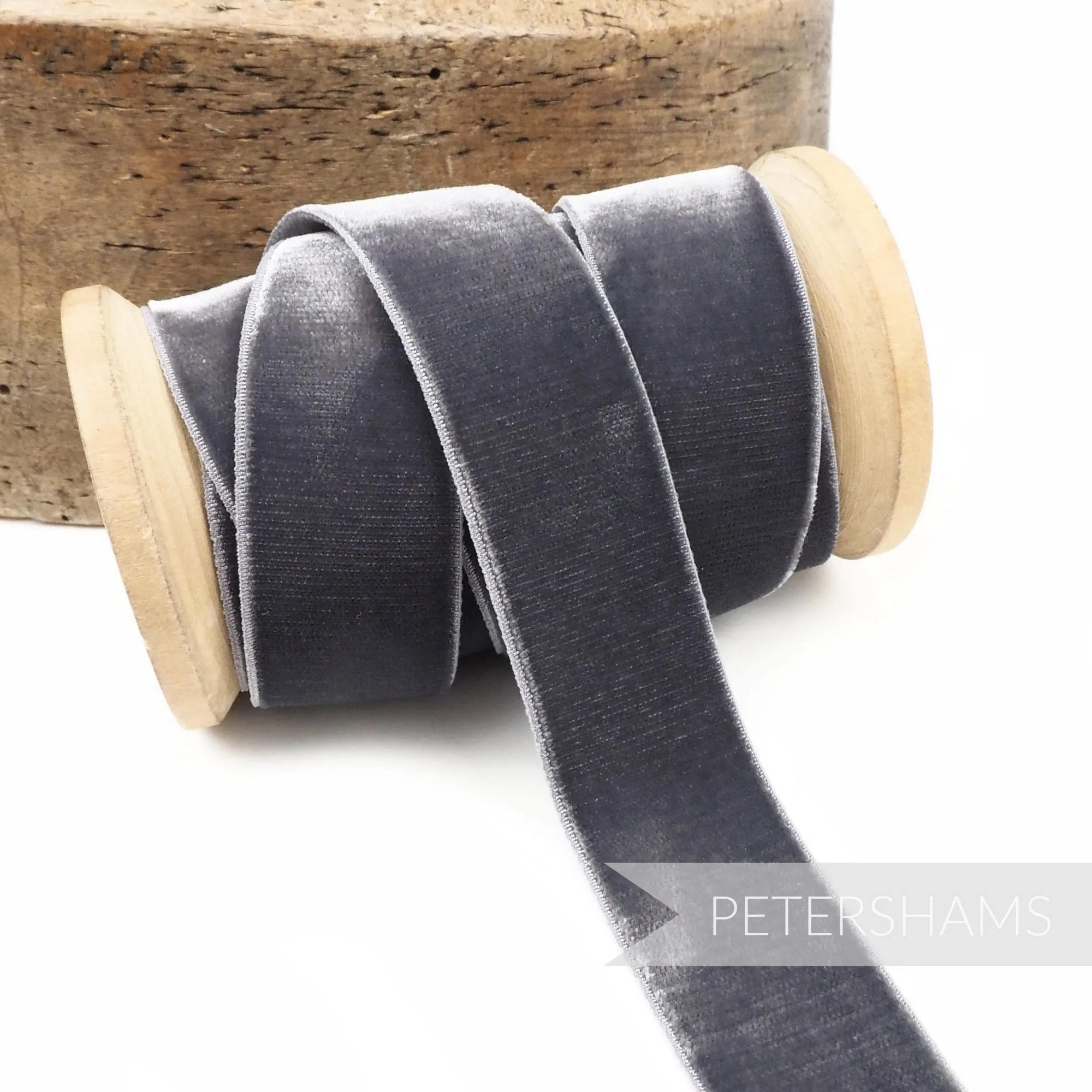 23mm Elastic Stretch Velvet Ribbon - 1m