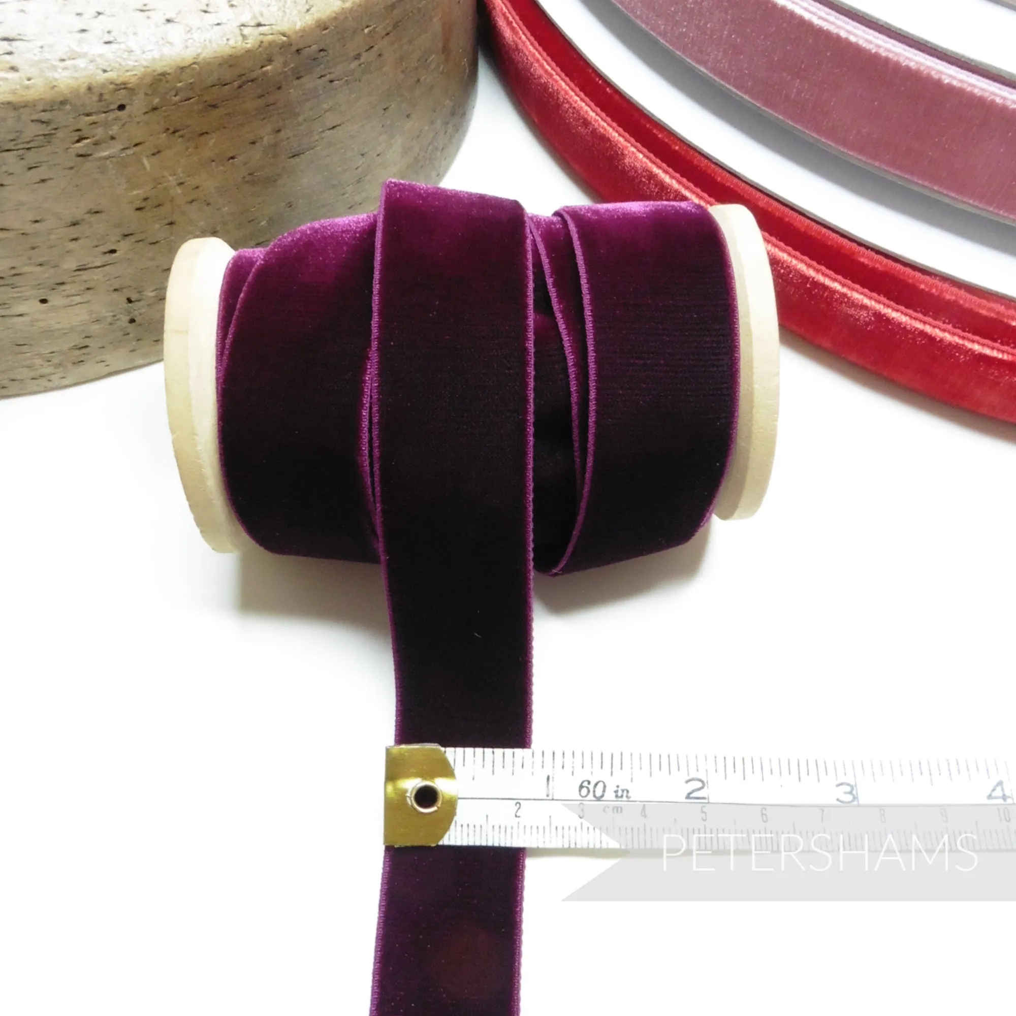 23mm Elastic Stretch Velvet Ribbon - 1m