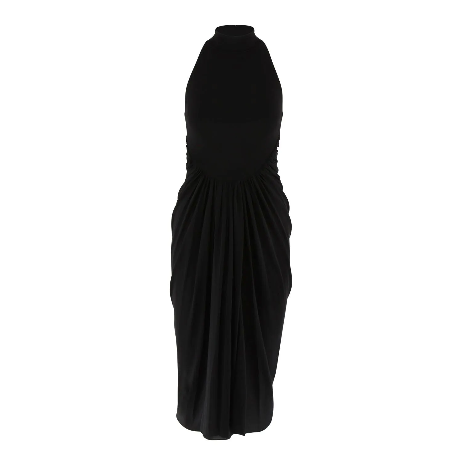 ALAIA Elegant High Neck Long Dress