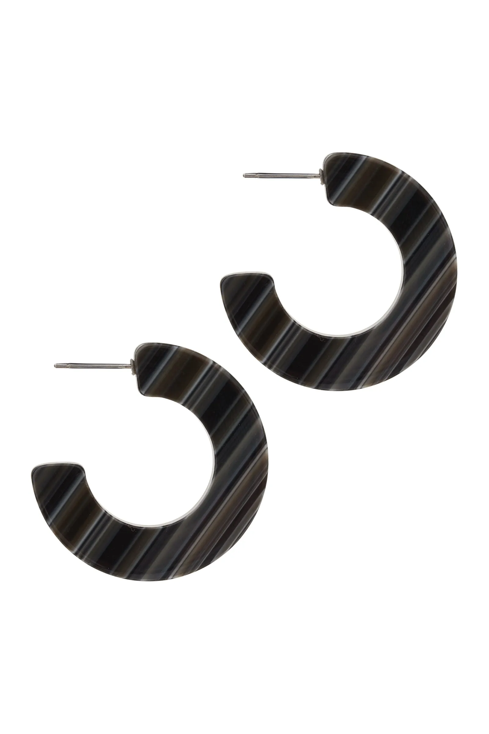 Alawa Hoop Earring - Smoke