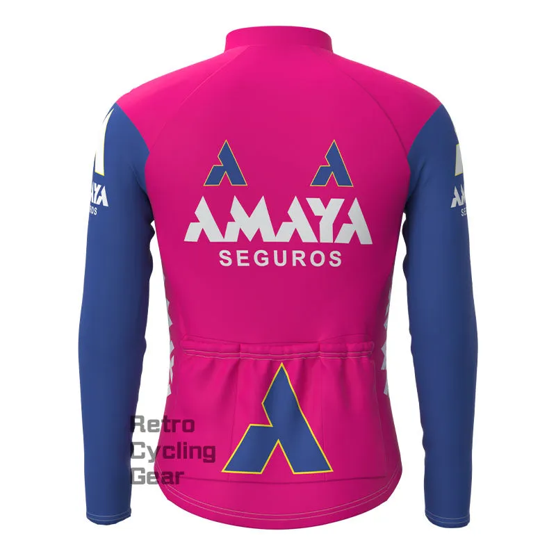 AMAYA Fleece Retro Long Sleeves Jerseys