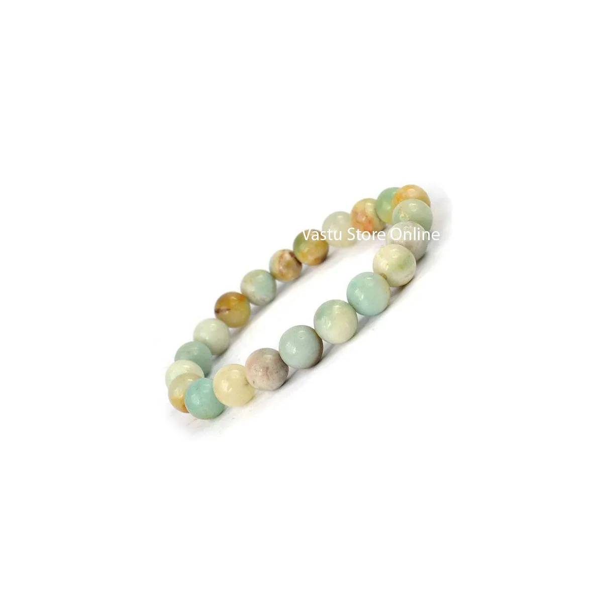 Amazonite Round Crystal Bracelet