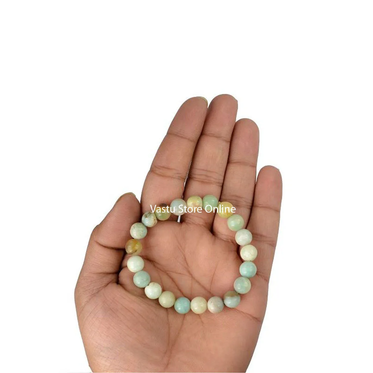 Amazonite Round Crystal Bracelet