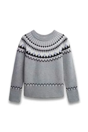 Anya Fairisle Jumper with Alpaca