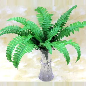 Artificial Plant Persian Leaf Plastic Fake Green Plants 3PCS