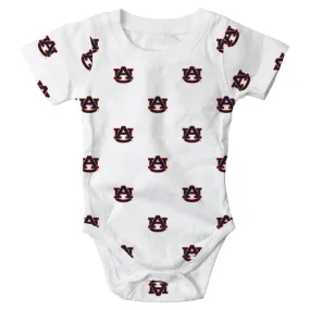 Auburn Tigers Infant Allover Print Bodysuit