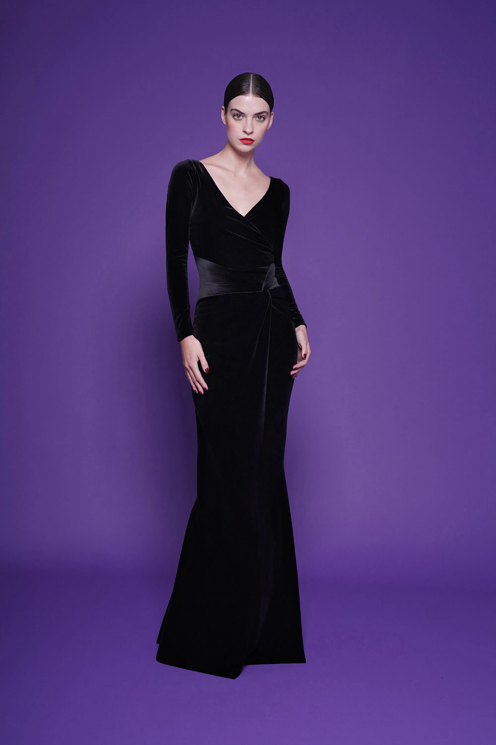 AXAS VELVET GOWN