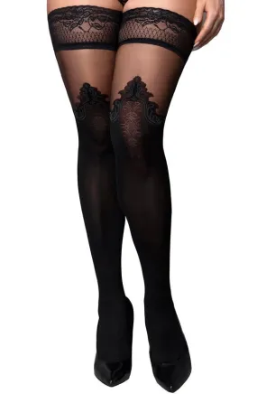 Ballerina 593 Black Hold Ups Plus