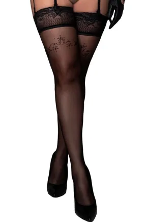 Ballerina 594 Black Hold Ups Plus