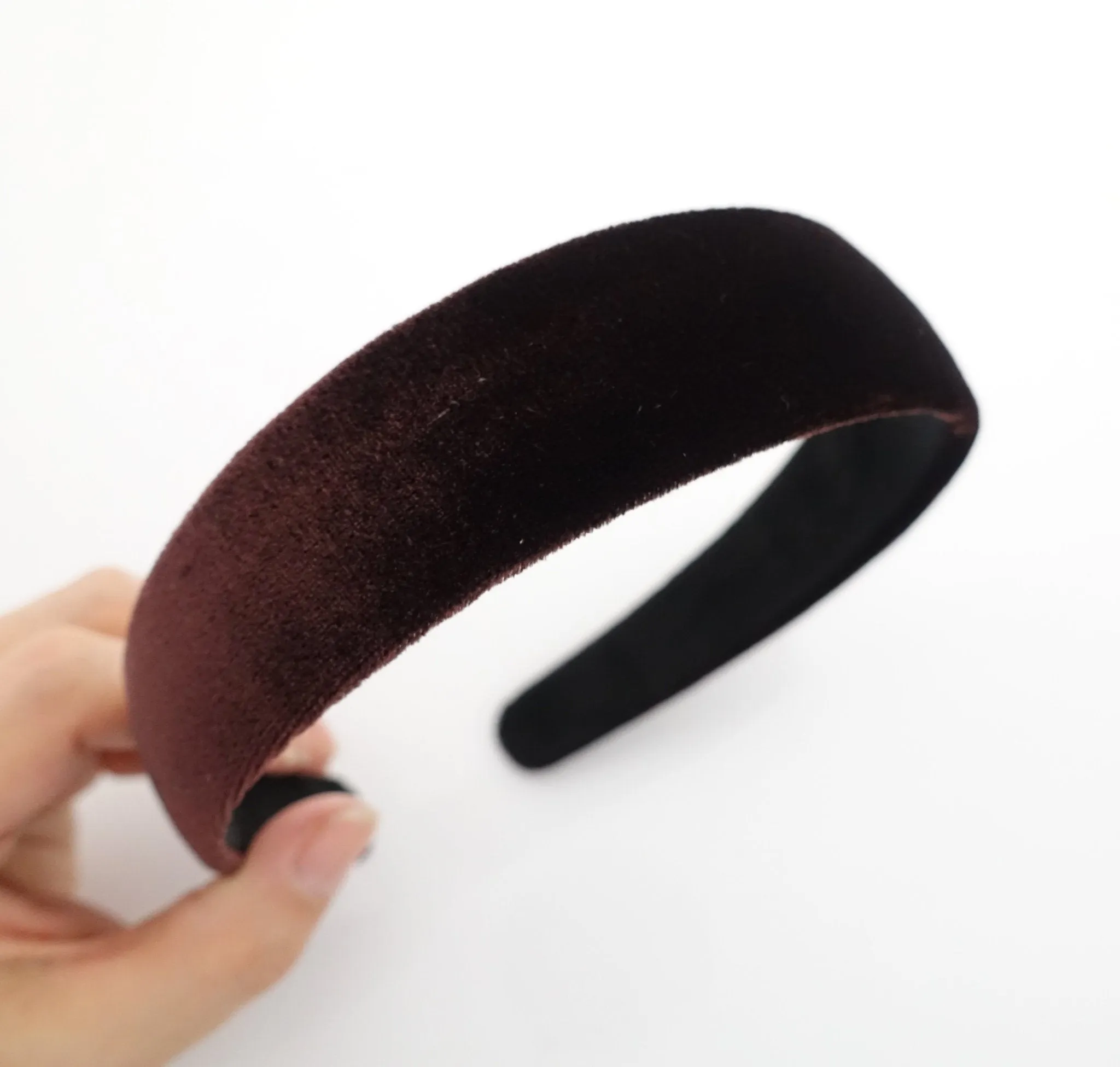 basic velvet fashion hairband for women