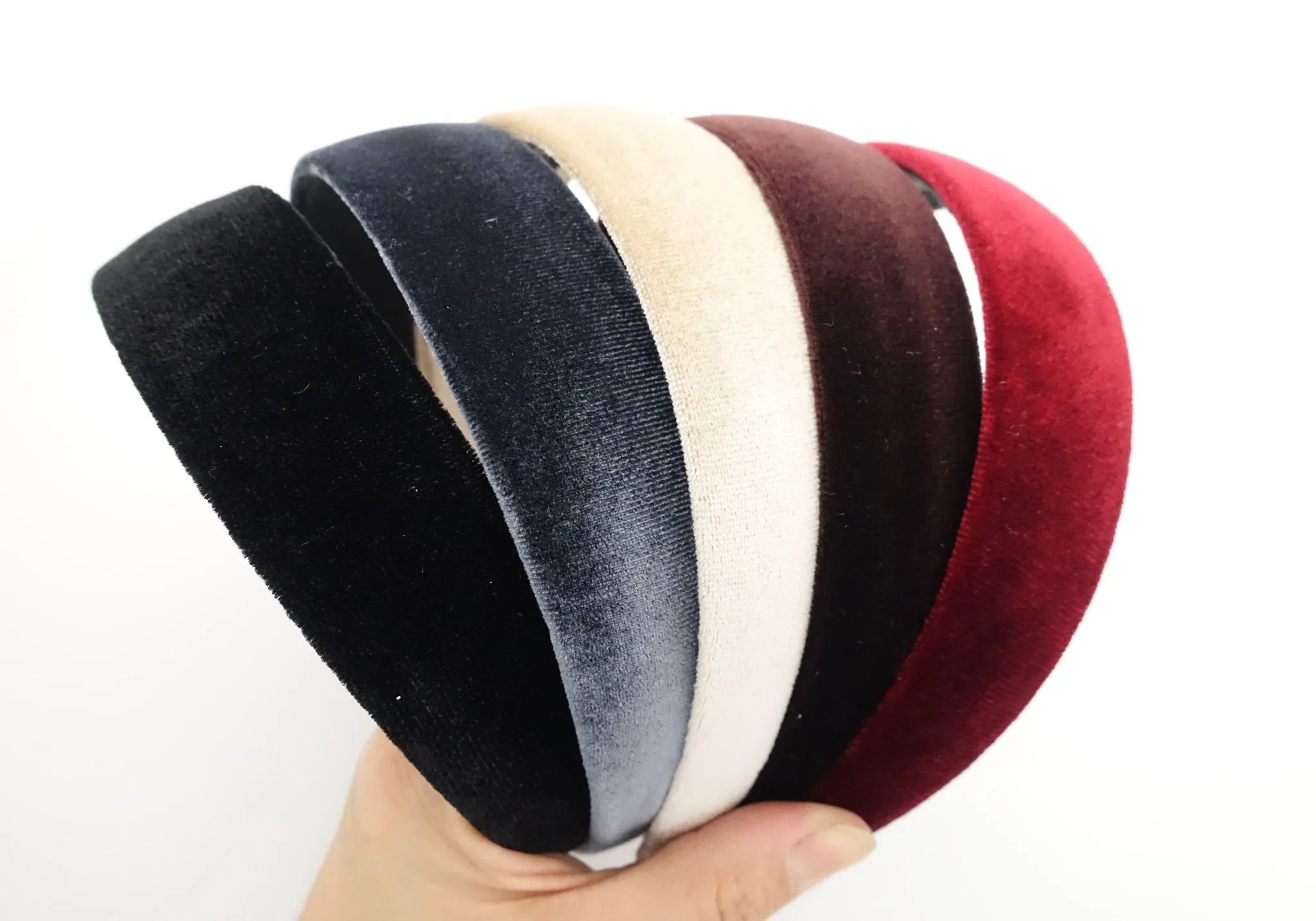 basic velvet fashion hairband for women