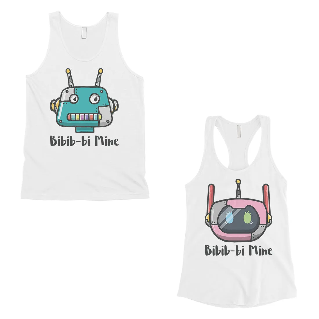 Bibib-bi Mine Cute Couples Matching Tank Tops Cute Anniversary Gift