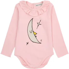 Bobo Choses Light Pink Beneath The Moon Ruffle Body