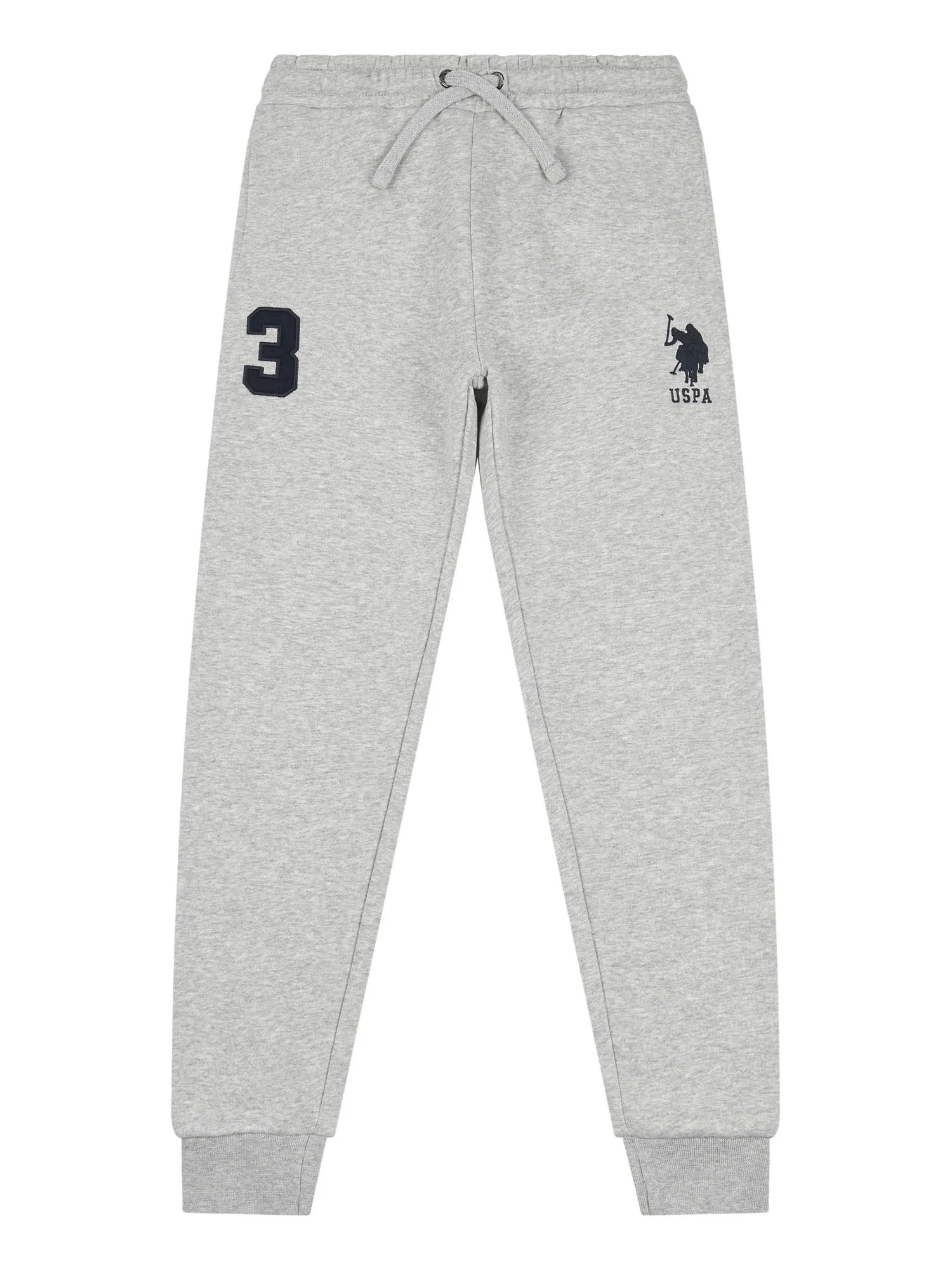 Boys Player 3 Joggers in Mid Grey Marl