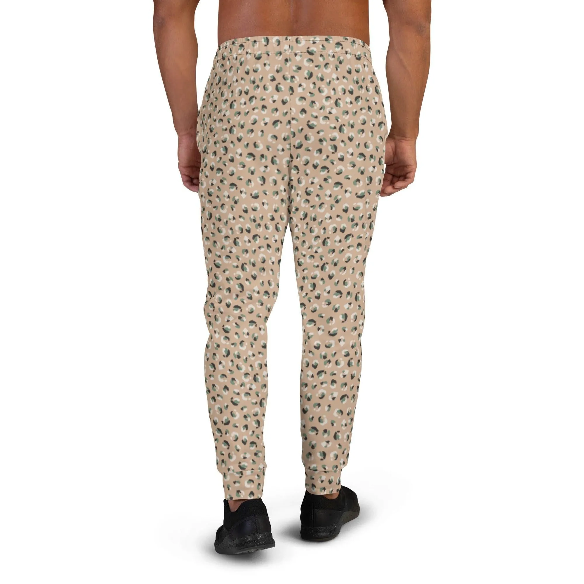 Brown Jungle Adventure Men's Street Joggers