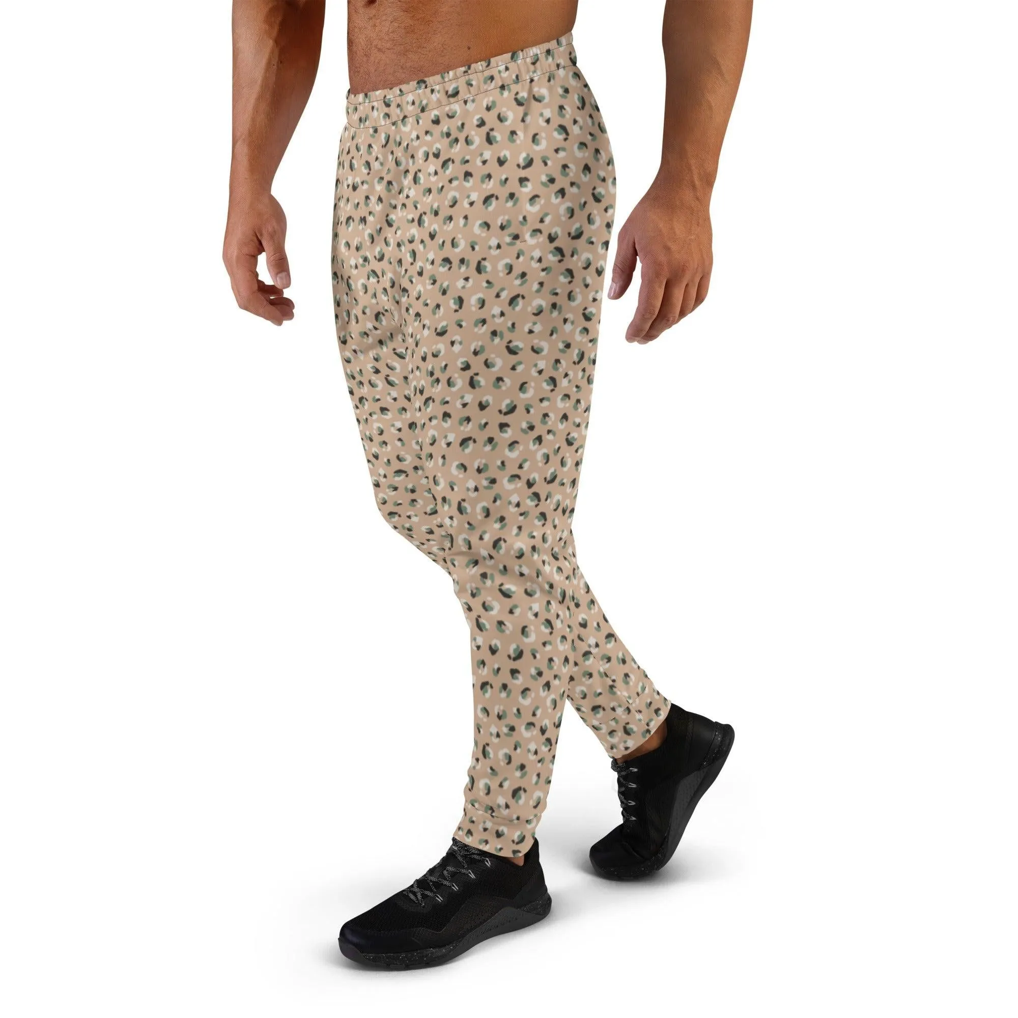 Brown Jungle Adventure Men's Street Joggers