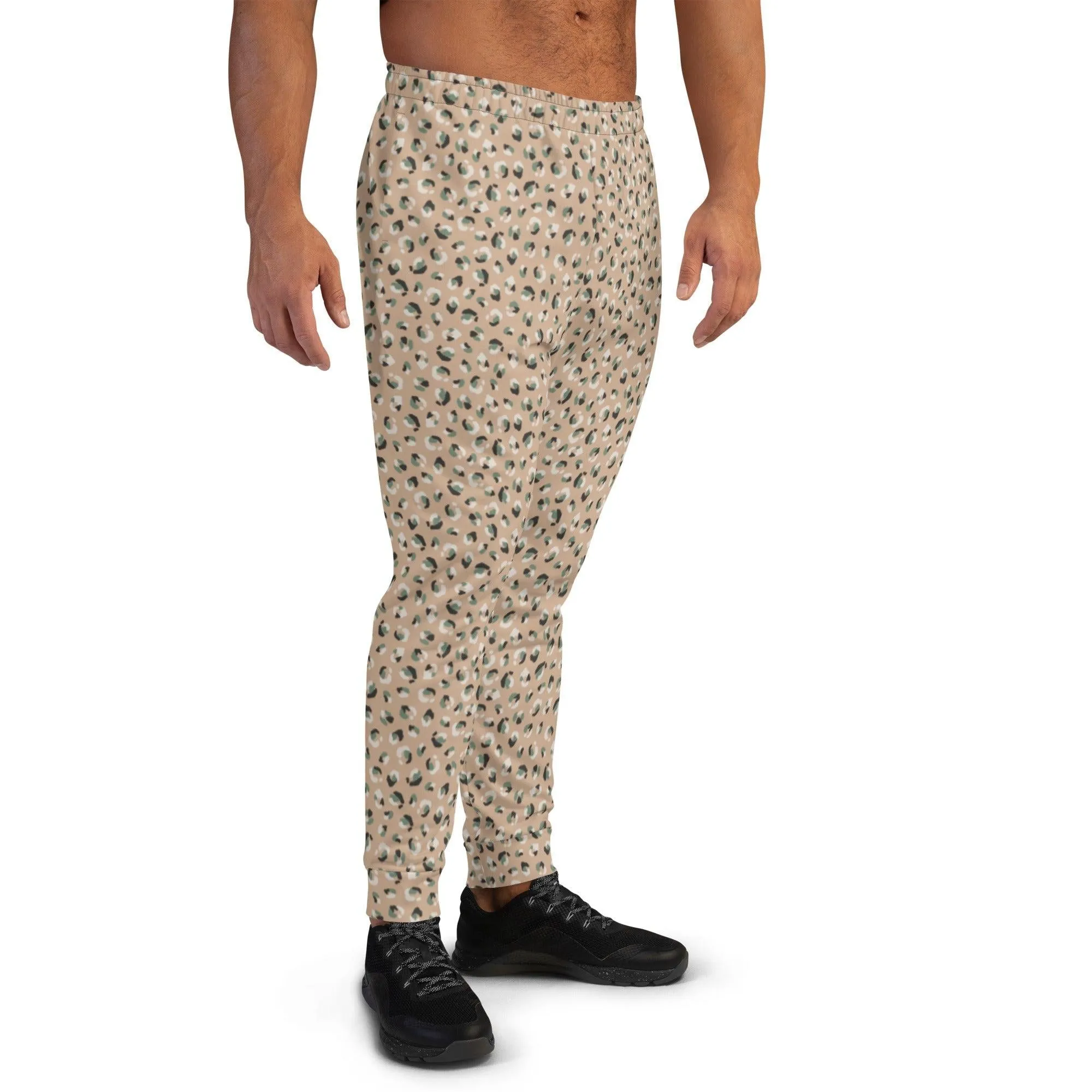 Brown Jungle Adventure Men's Street Joggers