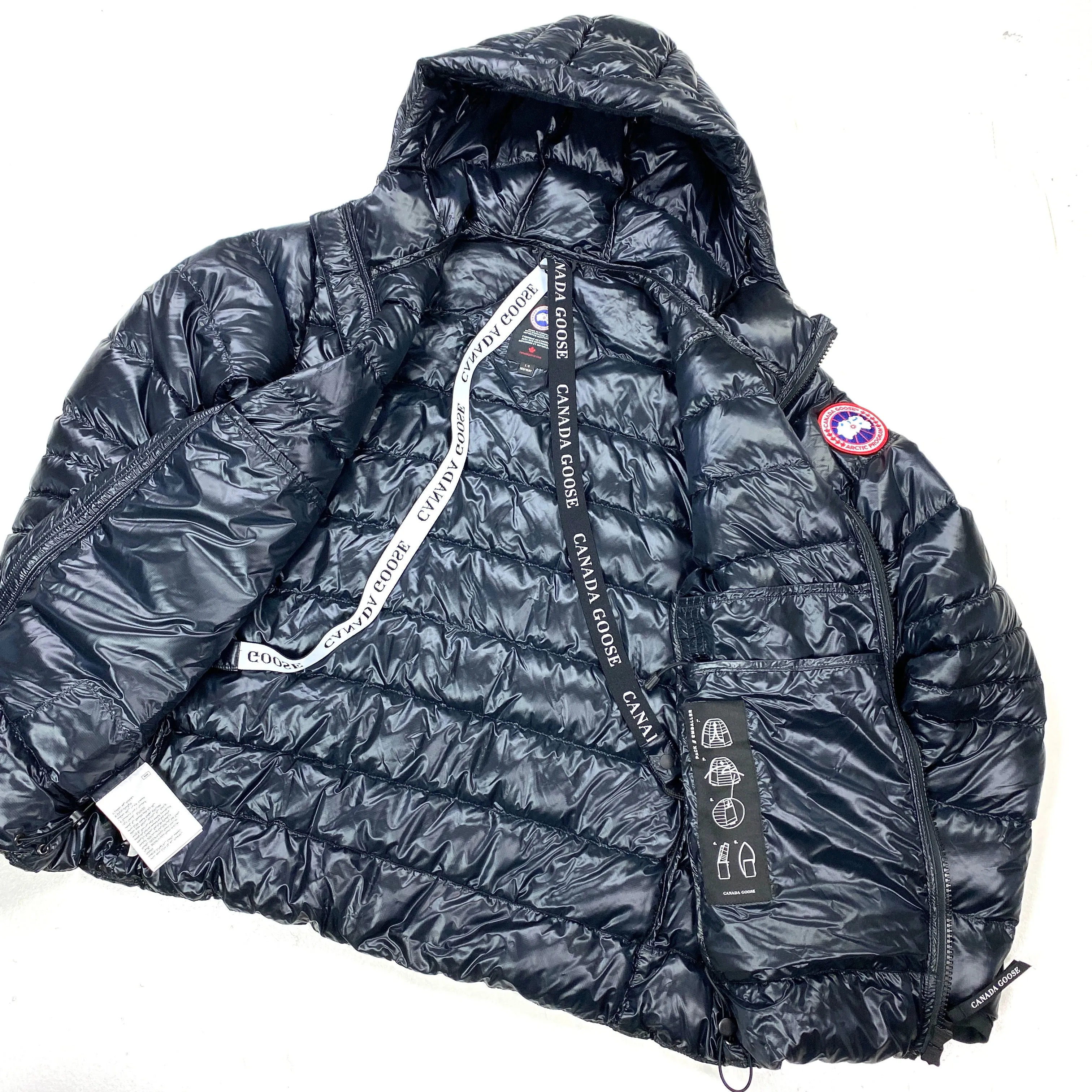 Canada Goose Down Filled Black Puffer Jacket