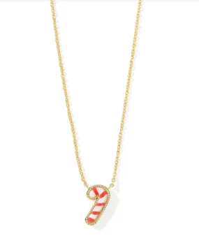 Candy Cane Pendant Necklace