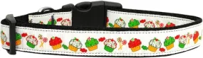 Christmas Cupcakes Dog Collar Large