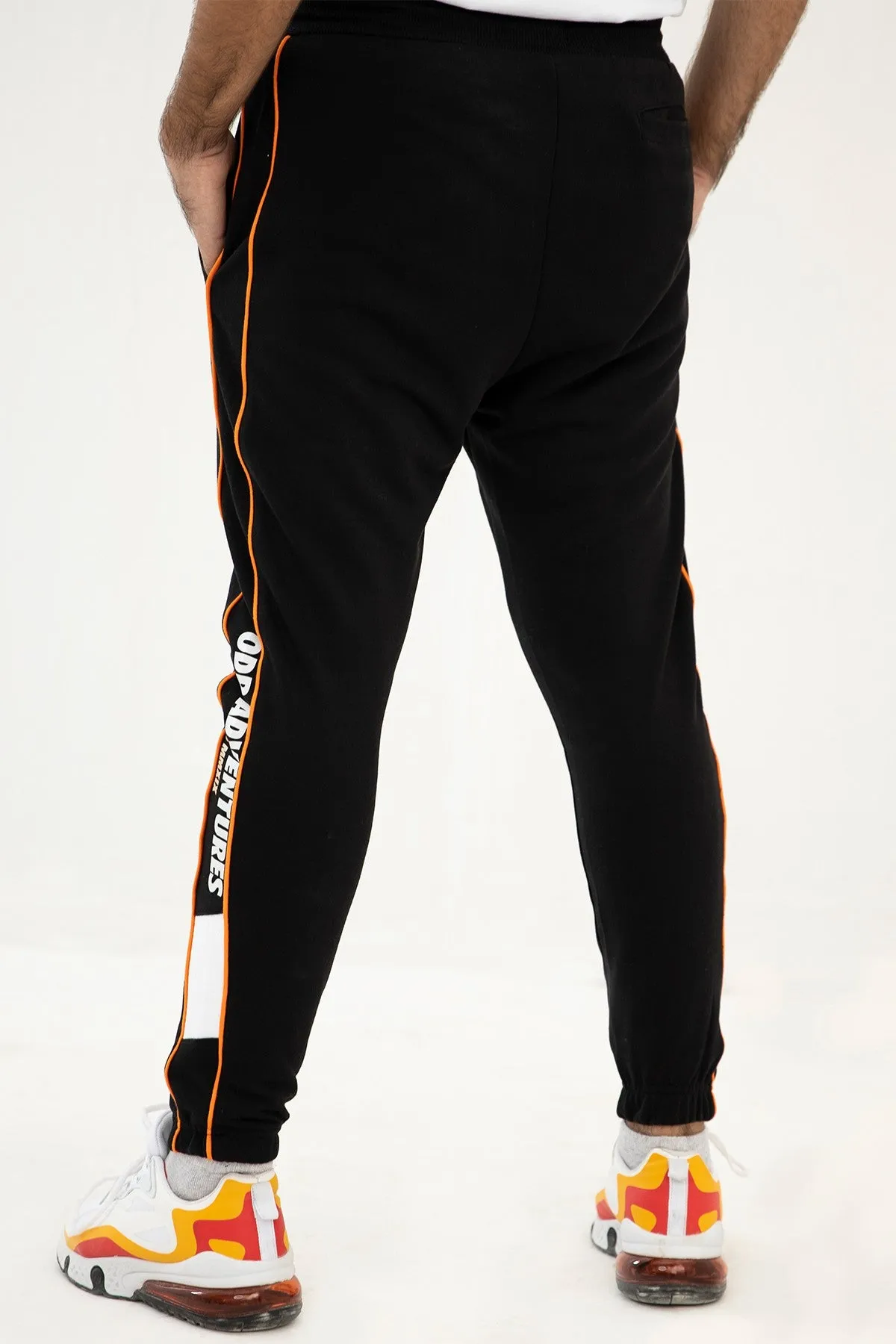 Cut and Sew Black Trouser - W21 - MTR022R