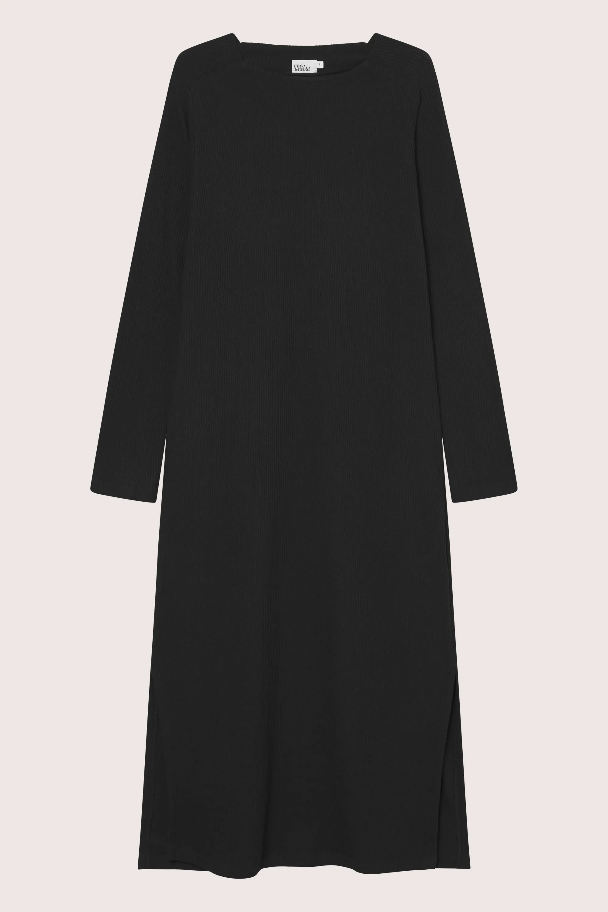 Daniela Rib Dress - Black