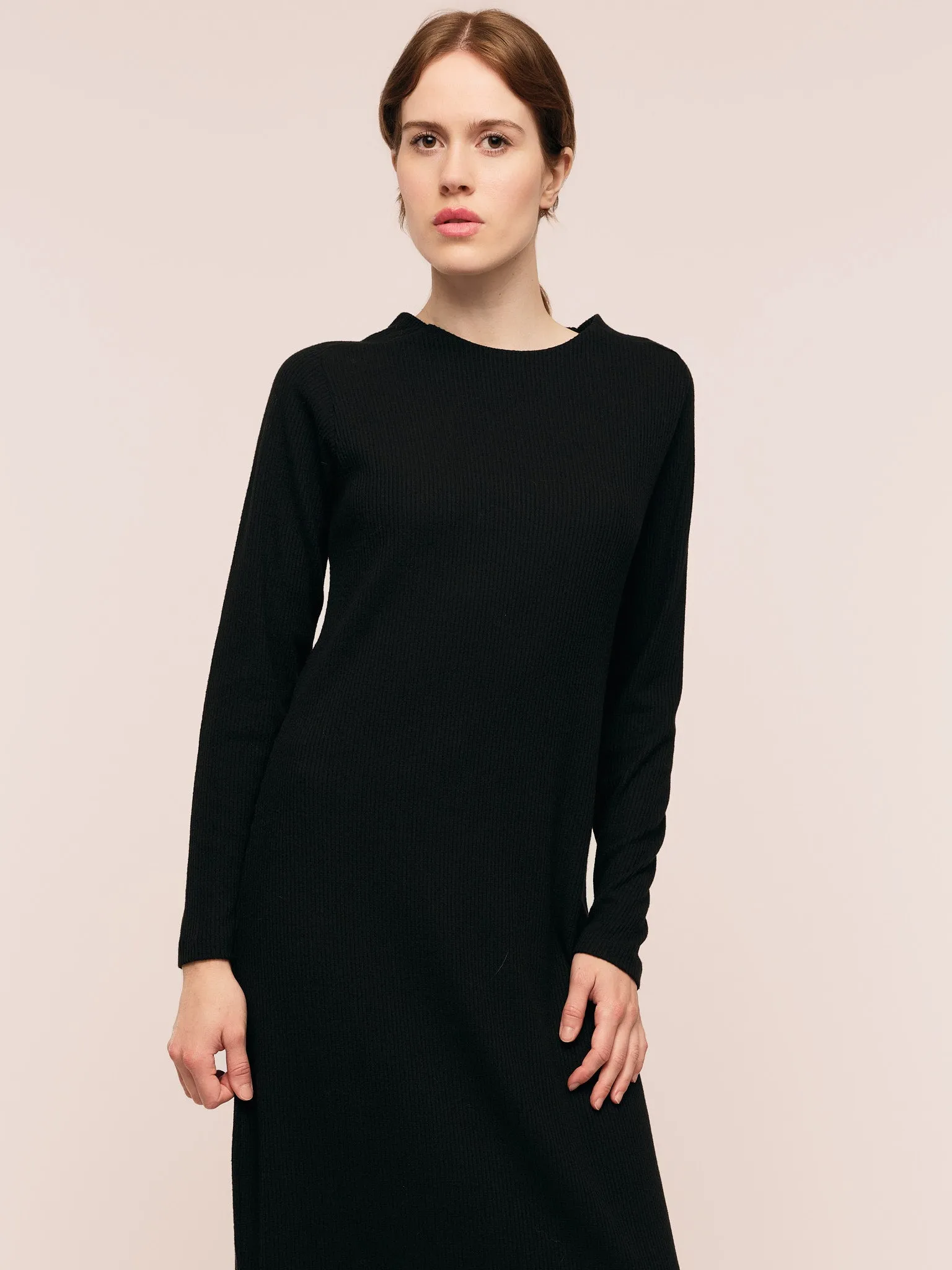 Daniela Rib Dress - Black