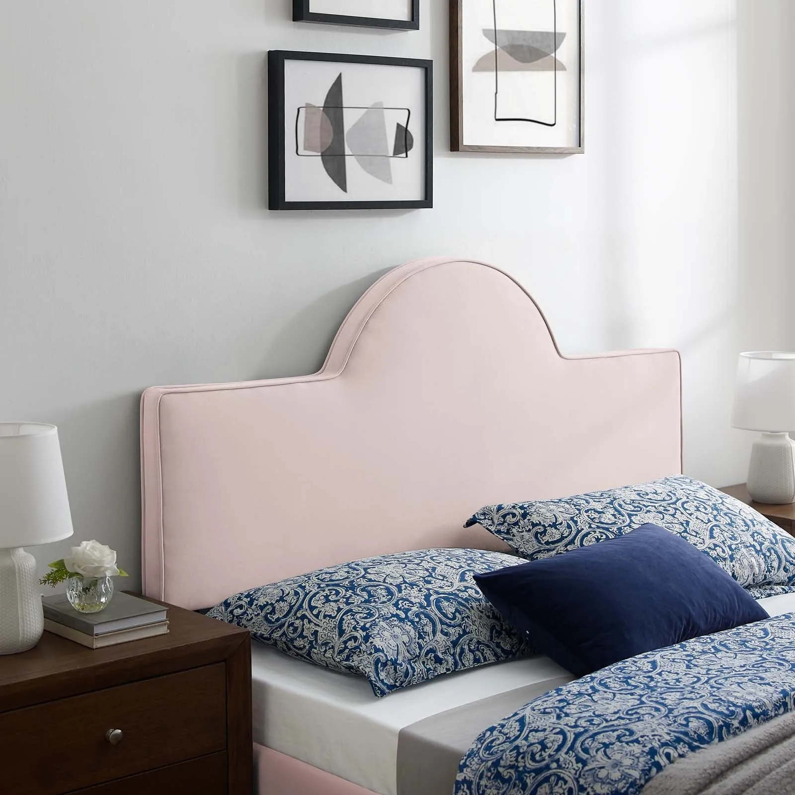 Dawn Performance Velvet Headboard