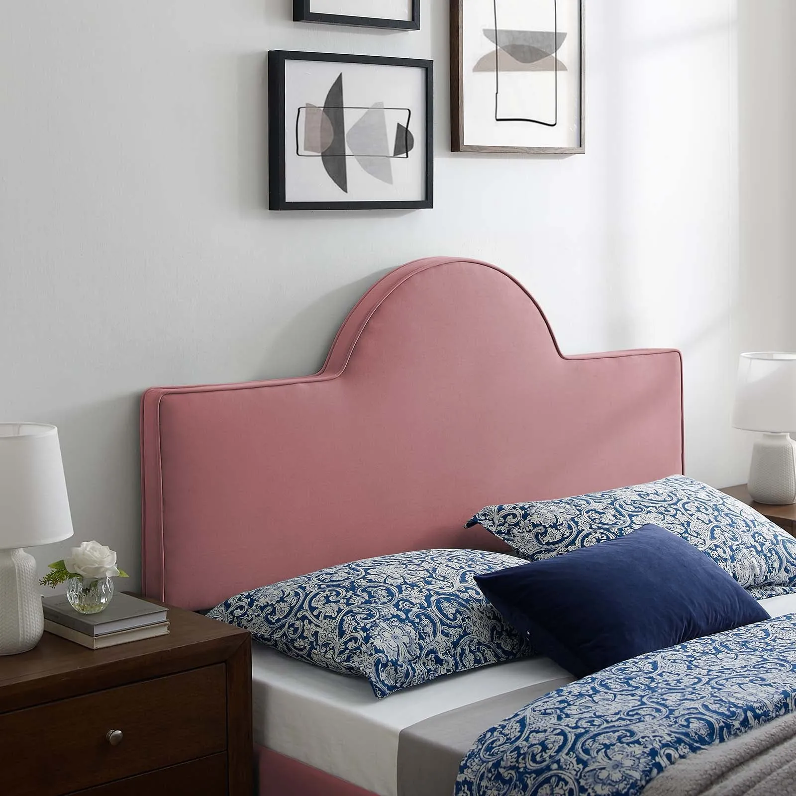 Dawn Performance Velvet Headboard