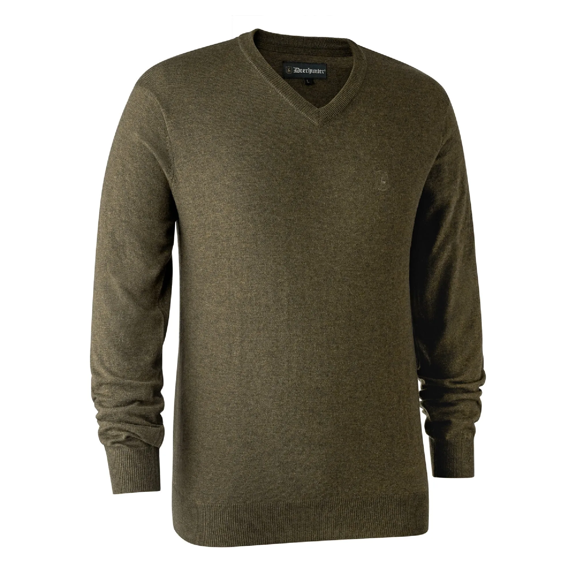 Deerhunter Mens Kingston Knit V Neck Jumper