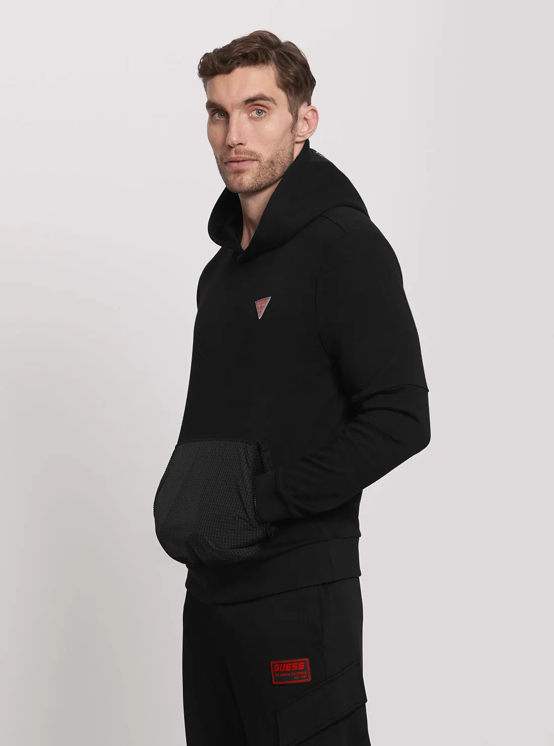 Eco Black Zubin Hoodie Jumper