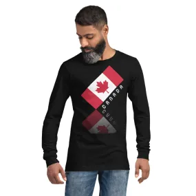 Elegant Maple Leaf Canada Unisex Long Sleeve Tee