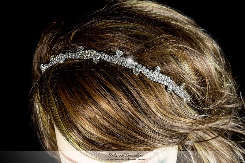 Emmy Rhinestone Stud Stretchable Headband | Rhinestone