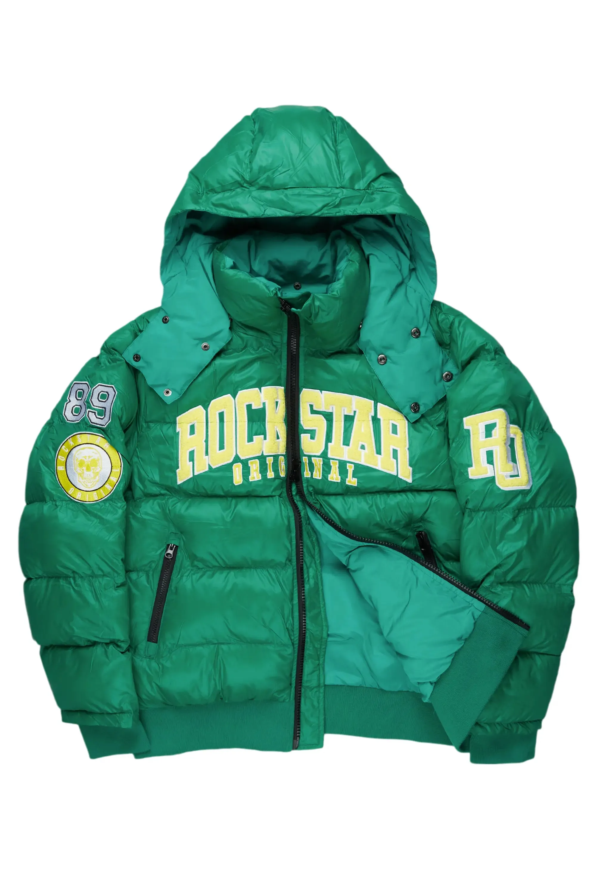 Esmeralda Green Puffer Jacket