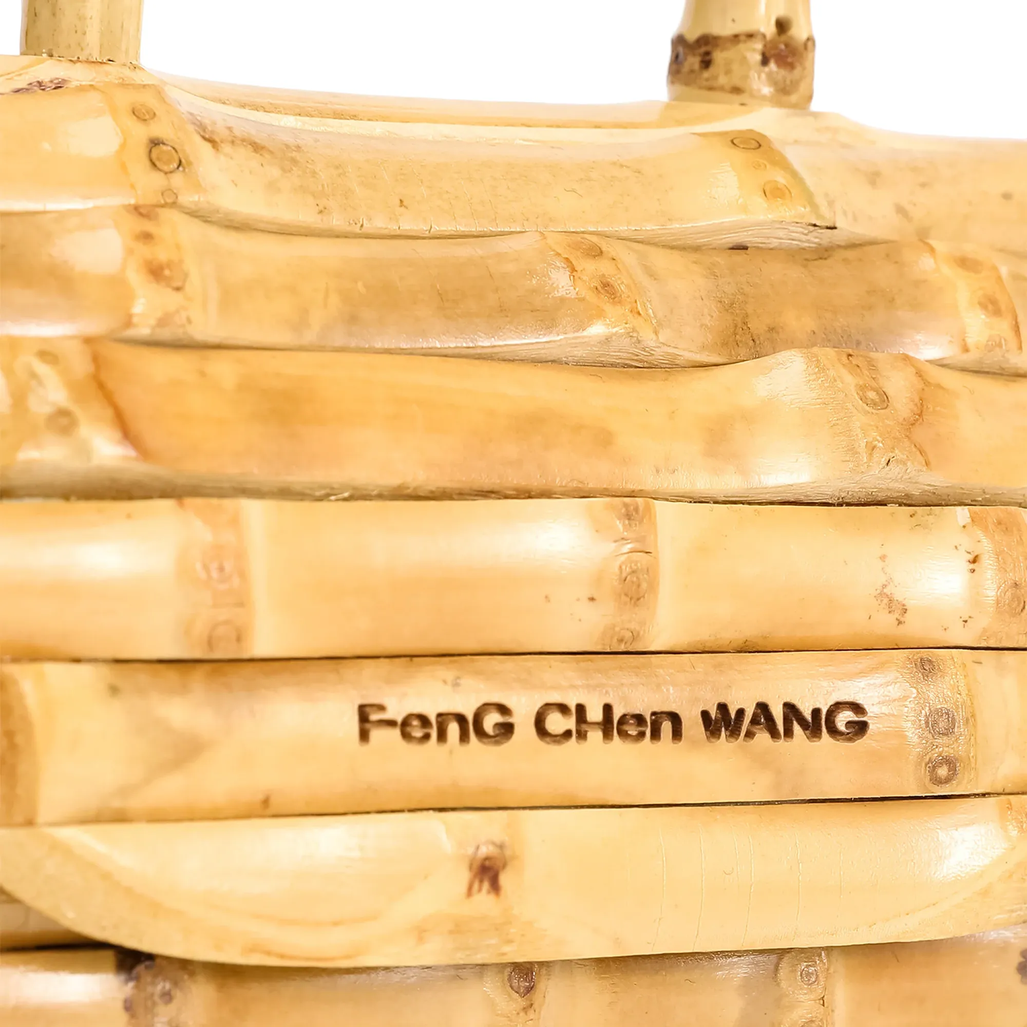 Feng Chen Wang  Raw Bamboo Roots Mini Bag