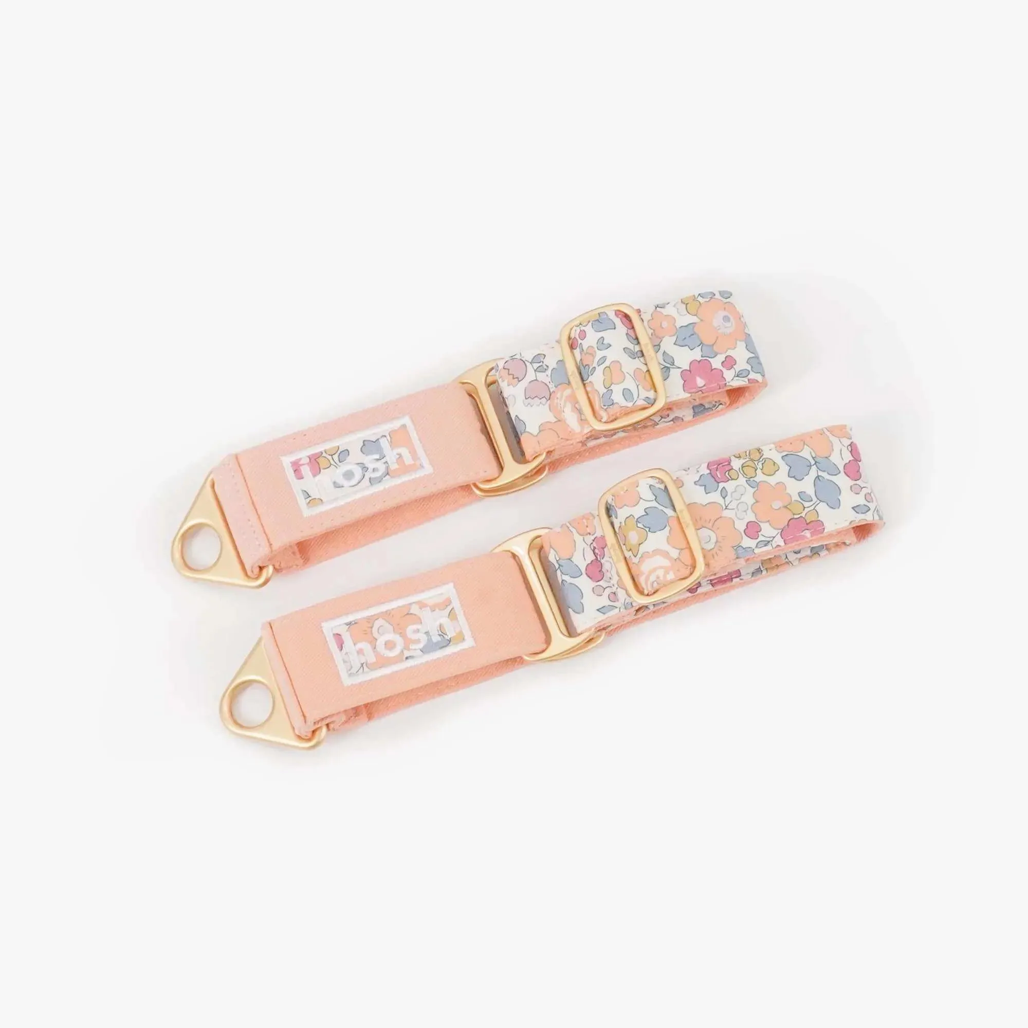 Flower Print Martingale Collar | Orange