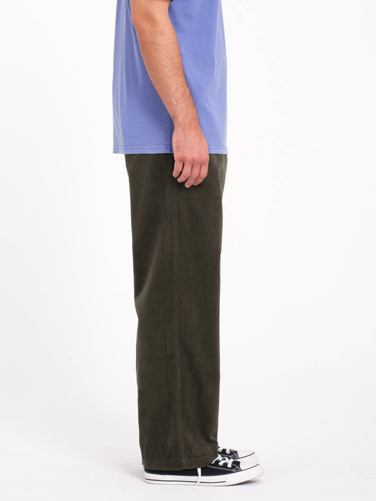 Frickin Loose Tapered Corduroy Trousers - Wren