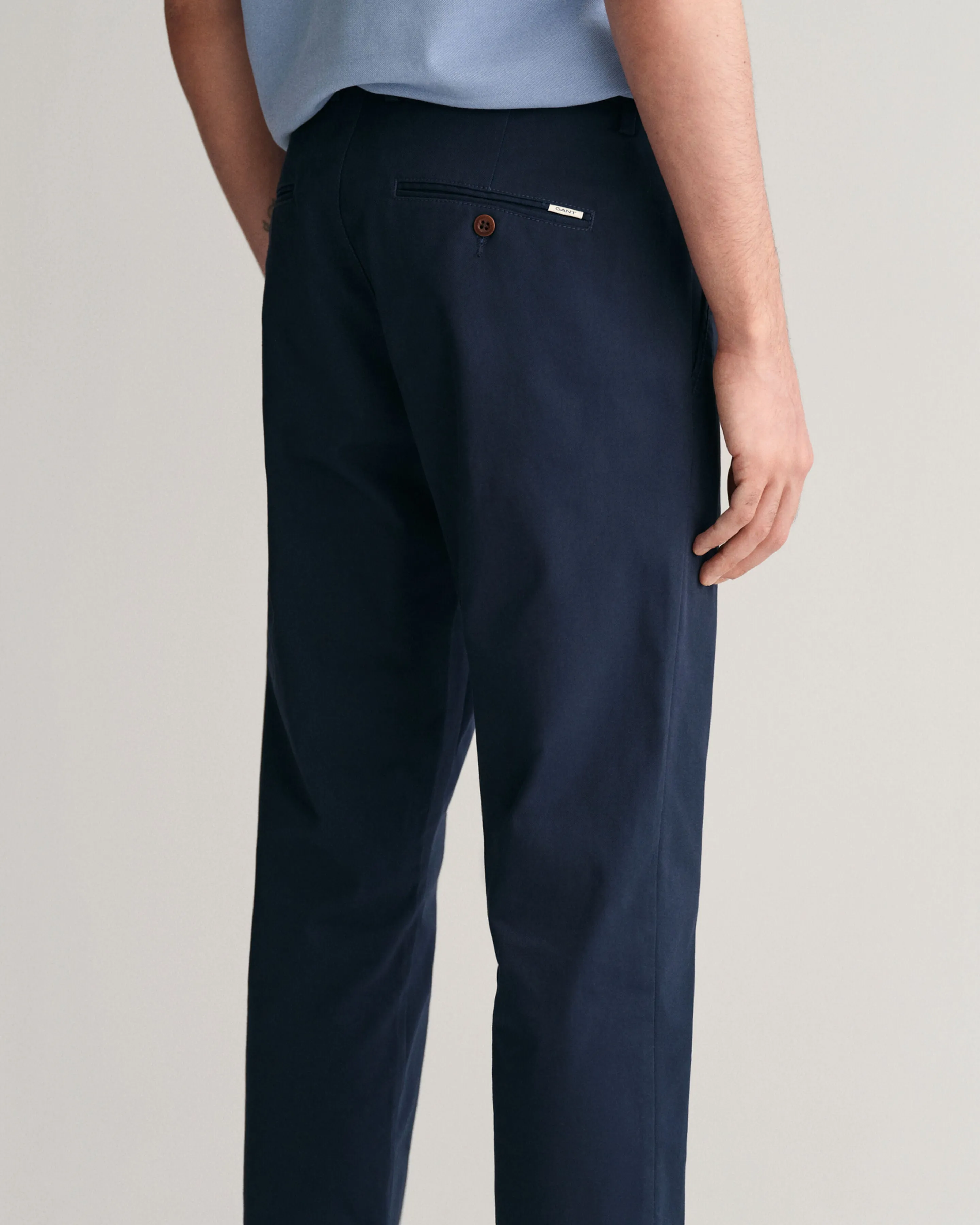 GANT - Slim Fit Tech Prep™ Chinos in Dark Marine Blue 1505220 410