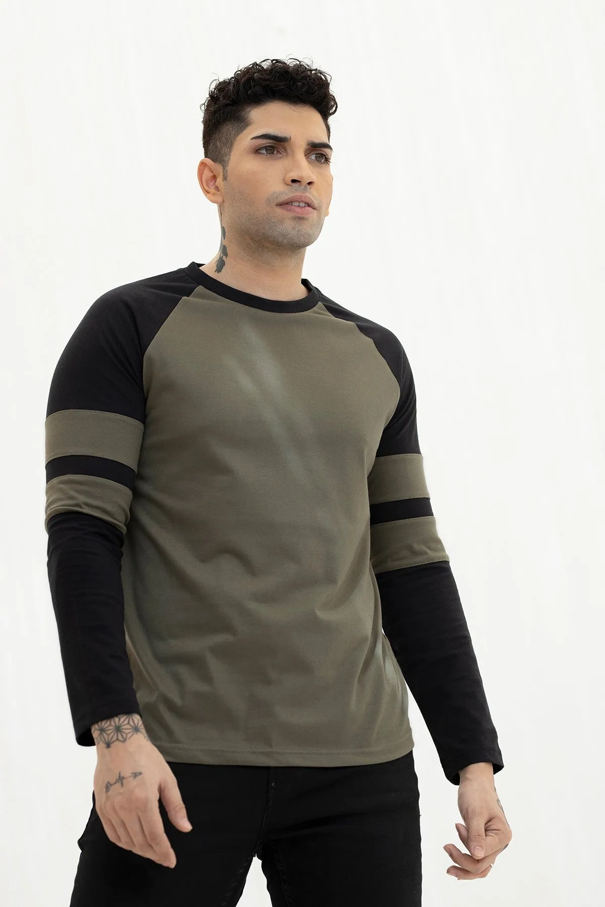 Green Raglan T-shirt - W21 - MT0127R