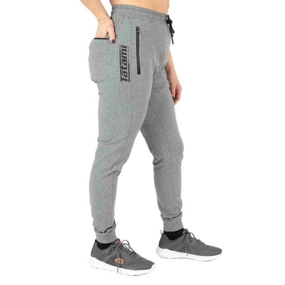 Grey/Black Tatami Ladies Logo Joggers