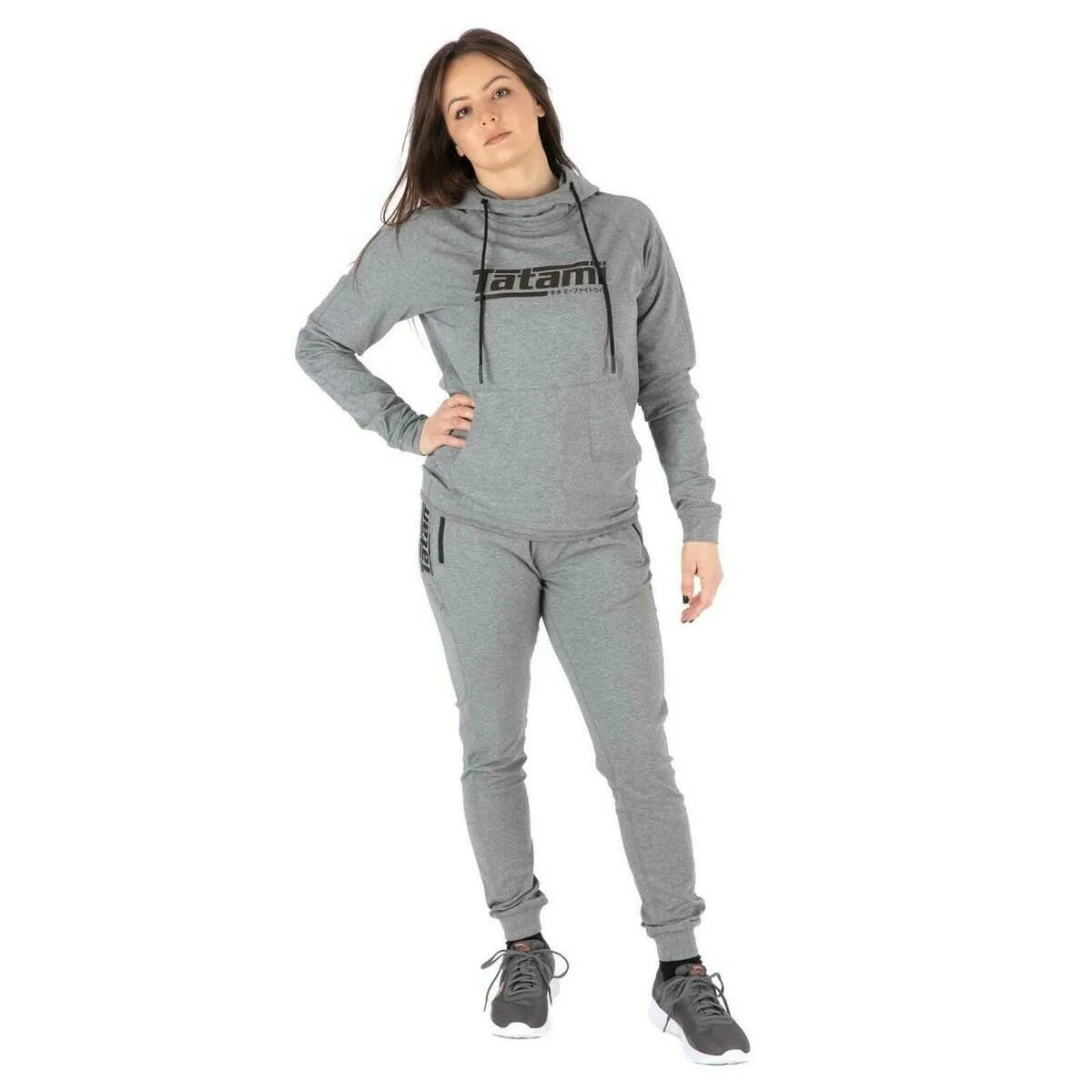 Grey/Black Tatami Ladies Logo Joggers