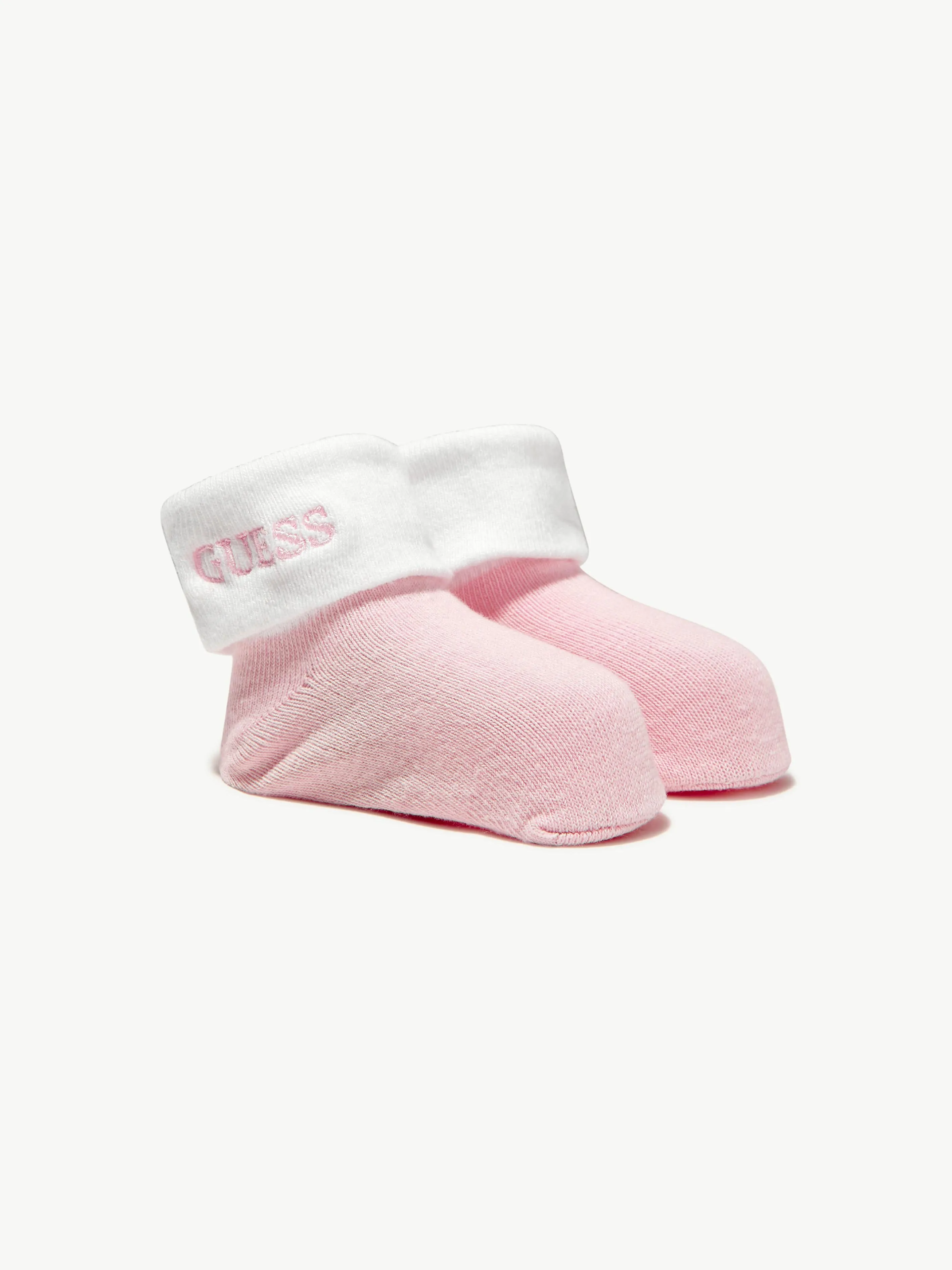 Guess Baby Girls Bodysuit Gift Set (3 Piece) in Pink