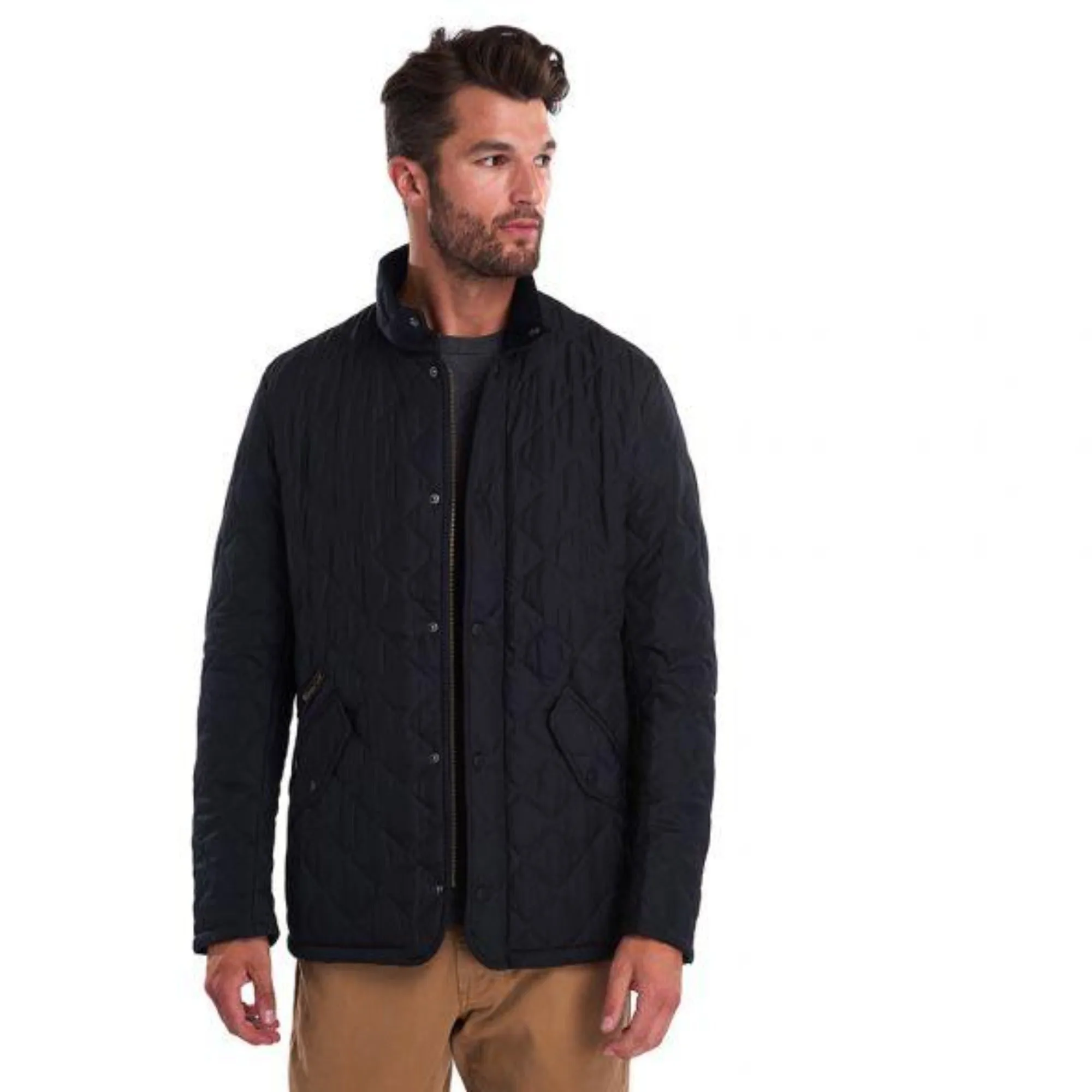 HENRY SARTORIAL X BARBOUR Chelsea Sportsquilt Jacket NAVY