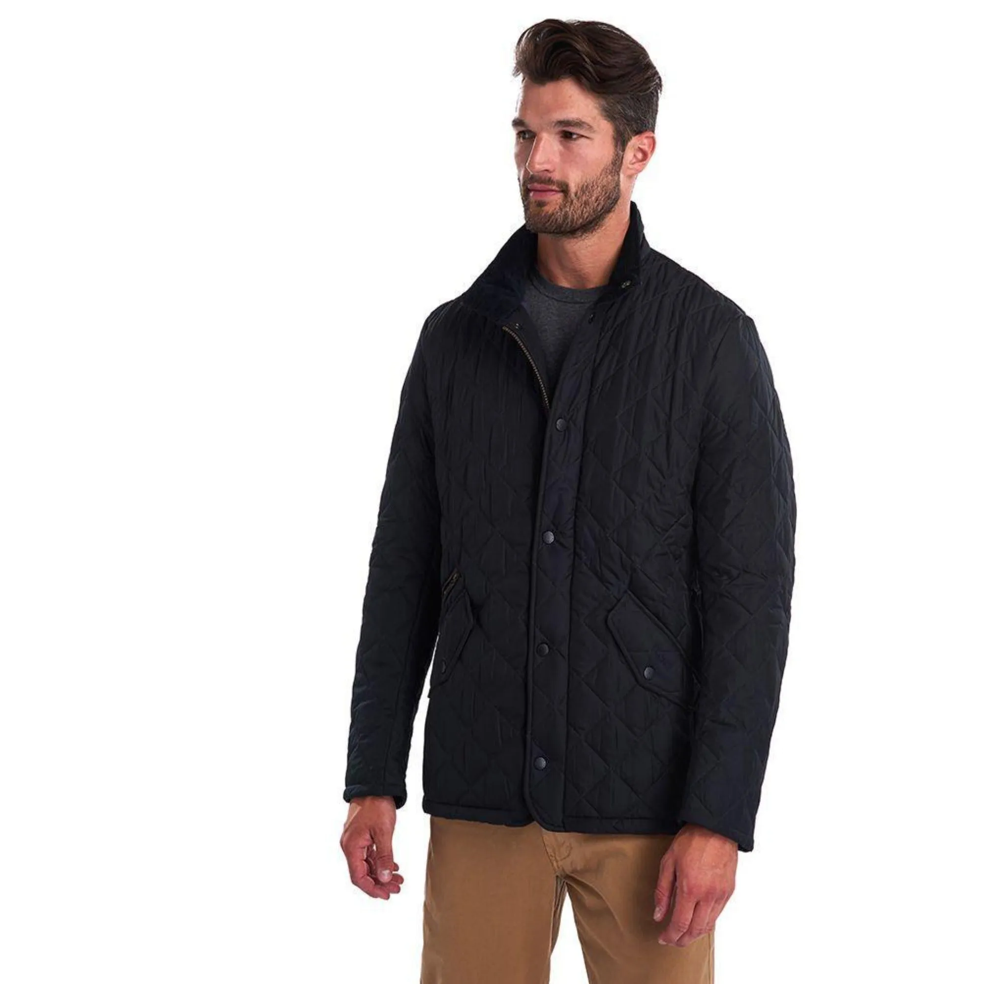 HENRY SARTORIAL X BARBOUR Chelsea Sportsquilt Jacket NAVY