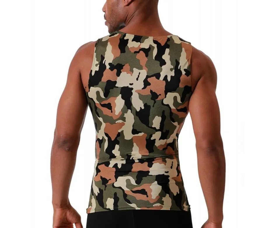 Insta Slim USA Camo Activewear Muscle Tank 3MAT001