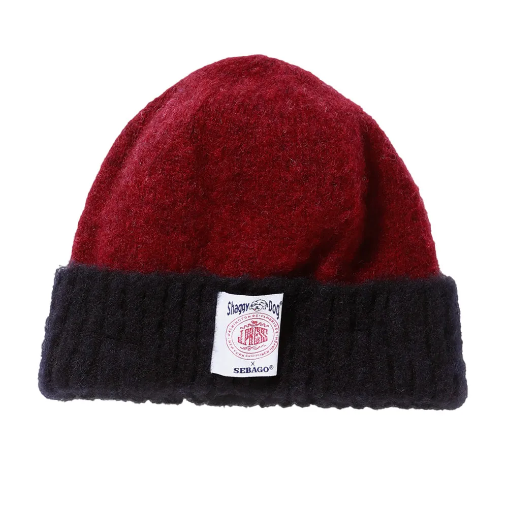 J. Press Shaggy Dog Hat - Bordeaux/Blue