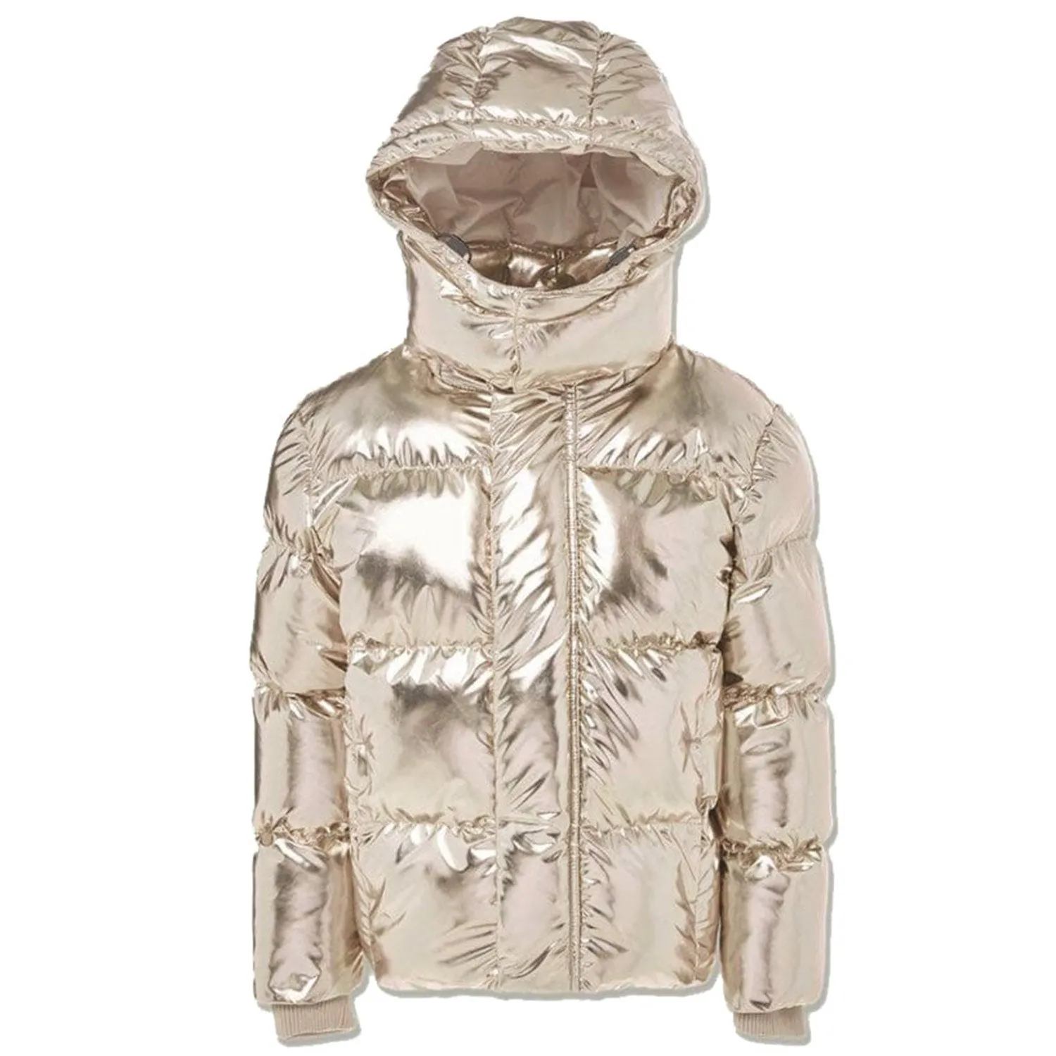 Jordan Craig Metallic Hooded Bubble Toddler Jacket Metallic Gold